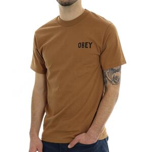 T-SHIRT HONG KONG PHOTO MARRONE